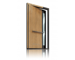 Drzwi na zawiasie Pivot | Single family house near Krakow, Parmax® Wooden Doors: Exterior and interior