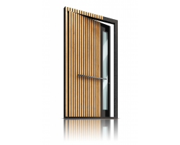 DOOR LAMELLO | Single family house near Krakow, Parmax® Wooden Doors: Exterior and interior